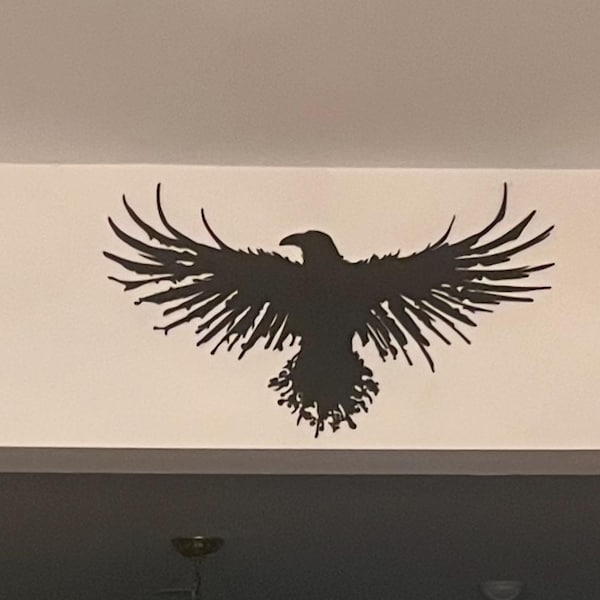 Raven Metal Viking Wall Art, Odin’s Ravens, Norse Raven Mythology Art ...