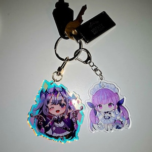 Hololive EN Advent Fuwamoco Shiori Bijou Nerissa Keychain