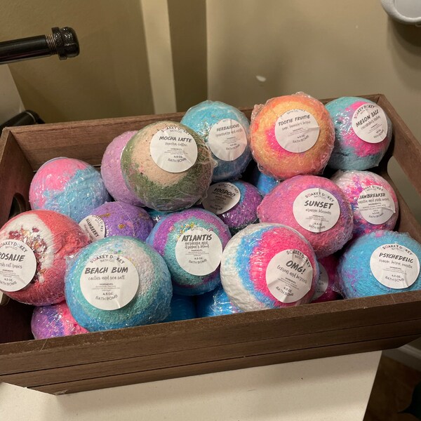 25 Large Bath Bombs Bath Bomb Wholesale Lot - Etsy