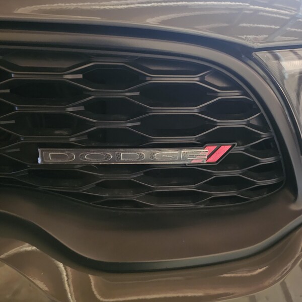 DODGE Grille Emblem Lettering Overlay Sticker - 2013-2026 Durango - Etsy