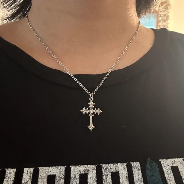 Cross Pendant Dark Gothic Hip-hop Sweet Cool Necklace