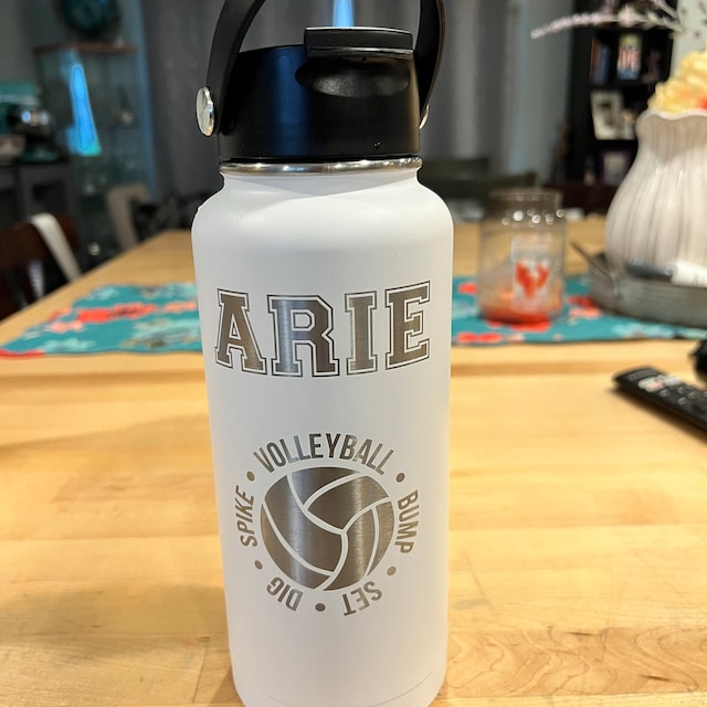 RTIC 32 Oz Water Bottle Flask Personalized Laser Engraved