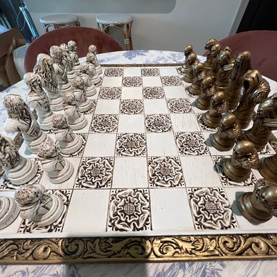 Lord of the Rings Chess Set and Chess Board Made to Order - Etsy