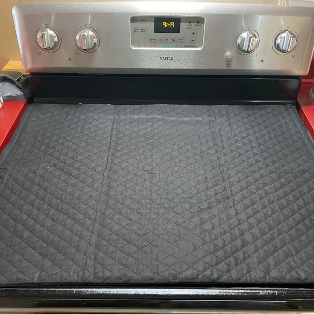 Cowbright Stove_cover Quilted Stove Top Cover Stove Protector For Glass  Ceramic Stoves,Glass Cooktop Cover,Glass Cooktop Protector Ceramic Stove  Burn