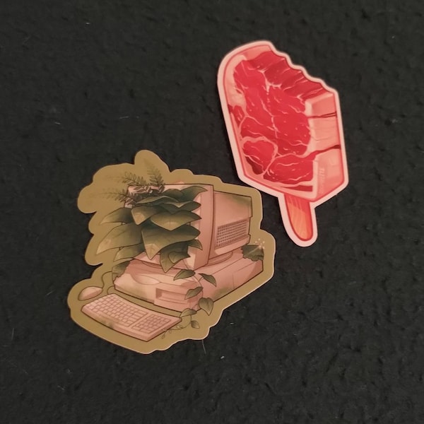 Sponge Cake Sticker Semi Transparent Sticker Vinyl Sticker Die Cut ...