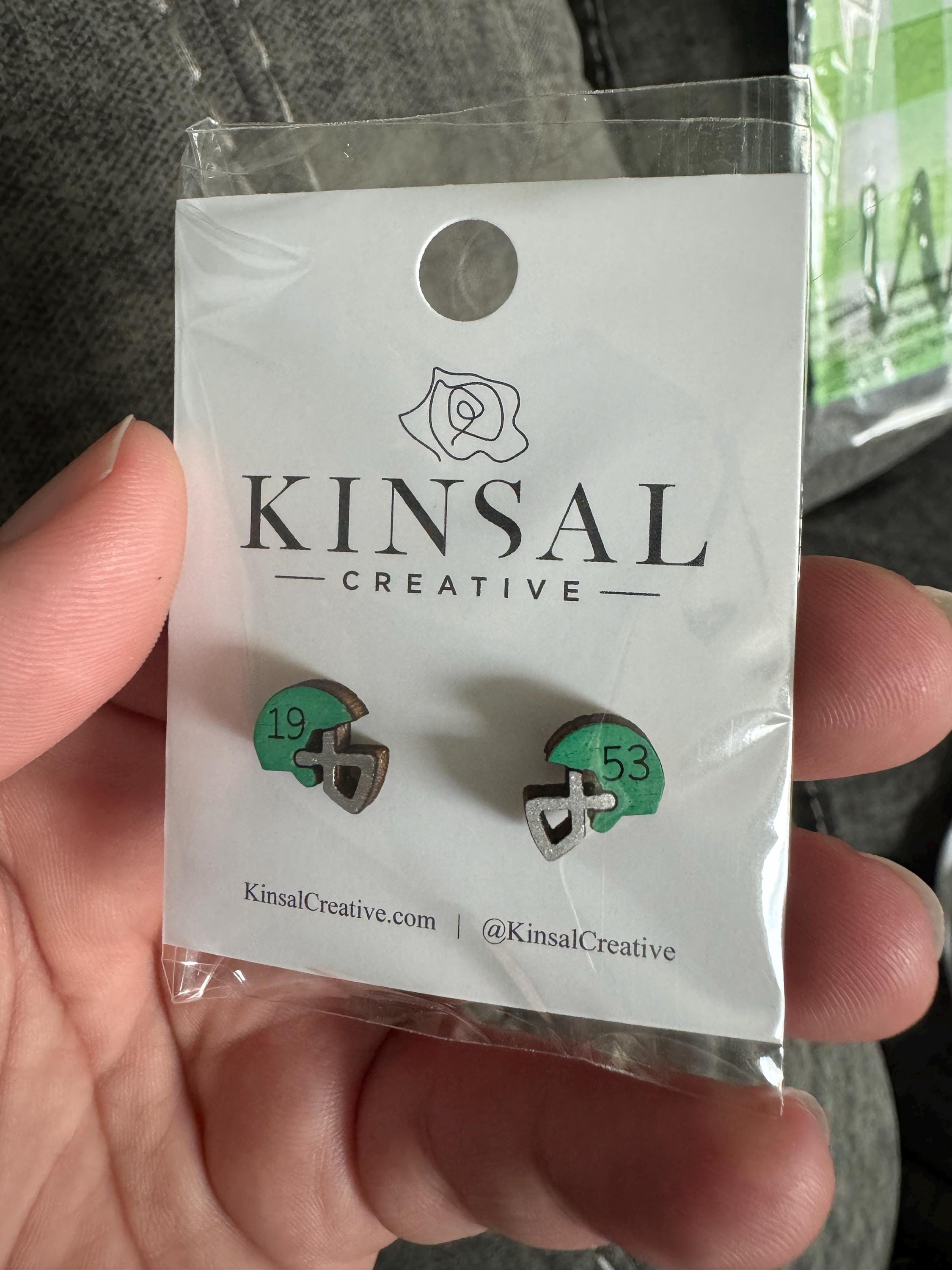 Football Helmet Numbered CUSTOMIZABLE Wood Stud Earring, Stud Earrings, Wooden Stud Earrings, Post Earrings, Football, Gifts for Her, Boho