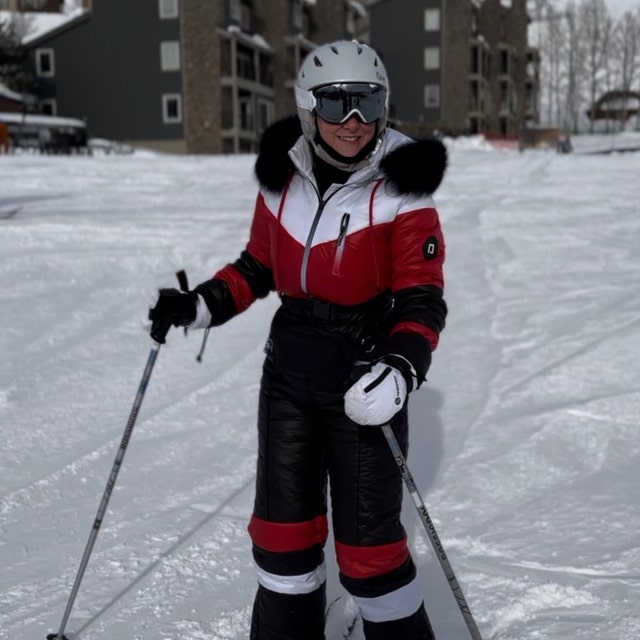 Traje de nieve para mujer Traje de esquí blanco para mujer Traje de esquí  negro Mono cálido para mujer Ropa activa de invierno Regalo para esquiador  Hermana ideas de regalos de cumpleaños 
