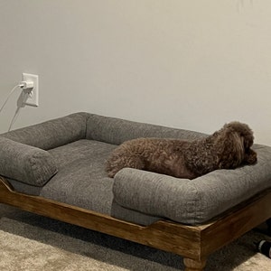 Mid Century Modern Dog Bed Memory Foam Pet Bed 828 Pet - Etsy