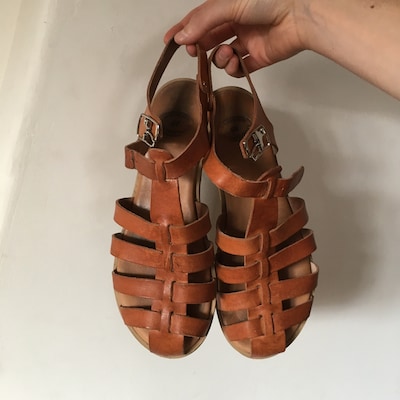 Gladiator Sandals Women, Leather Sandals, Greek Sandals, Brown Sandals ...