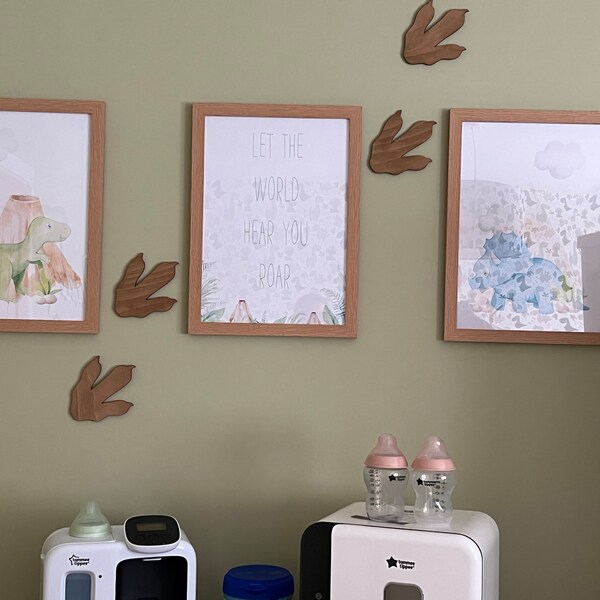 Set of 3, Dinosaur Prints, Dinosaur Nursery Prints, Nursery Decor, Boys ...