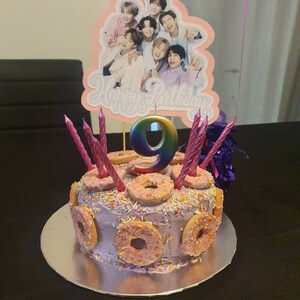6 piece printable blackpink cake topper with name etsy canada