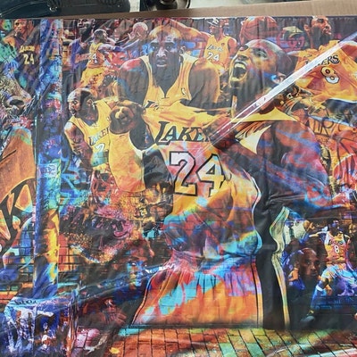 Kobe Bryant 24 Graffiti Lakers Collage dream - Etsy