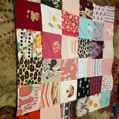 Custom Baby-toddler Clothes Blanket - Etsy