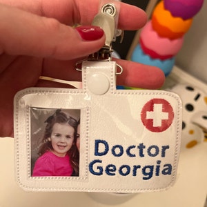 Personalized Pretend Play Doctor Badge Handmade Child Gift Doctor ...