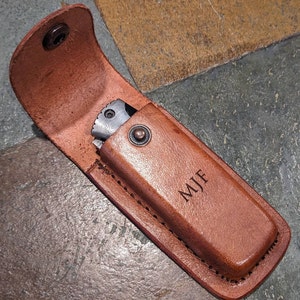 Leather Pocket Knife Sheath - Etsy