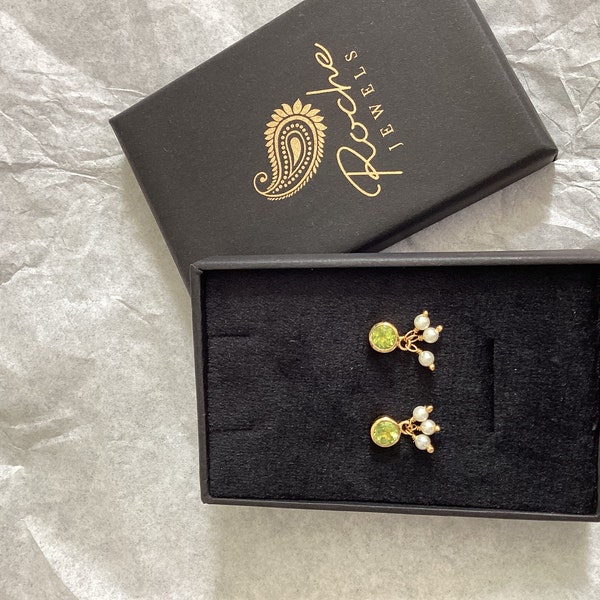 Wrinkled Hoops- Shiny 18K Gold Plated main image 1