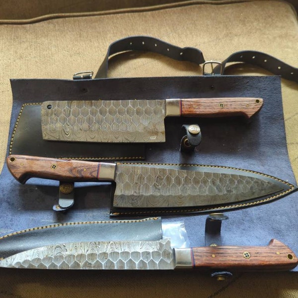 Premium Custom Bowie Knife - Handcrafted 1095 Steel with Rosewood Grip