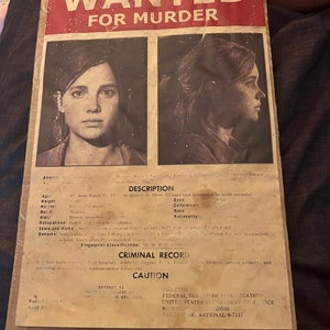 Ellie Part I Wanted Poster the Last of Us Part I -  Denmark