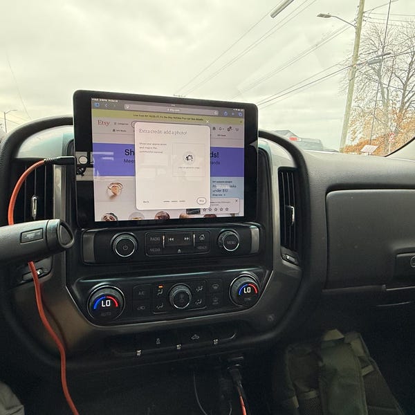 1999 - 2007(classic) Silverado & Sierra Magnetic Tablet Mount ...