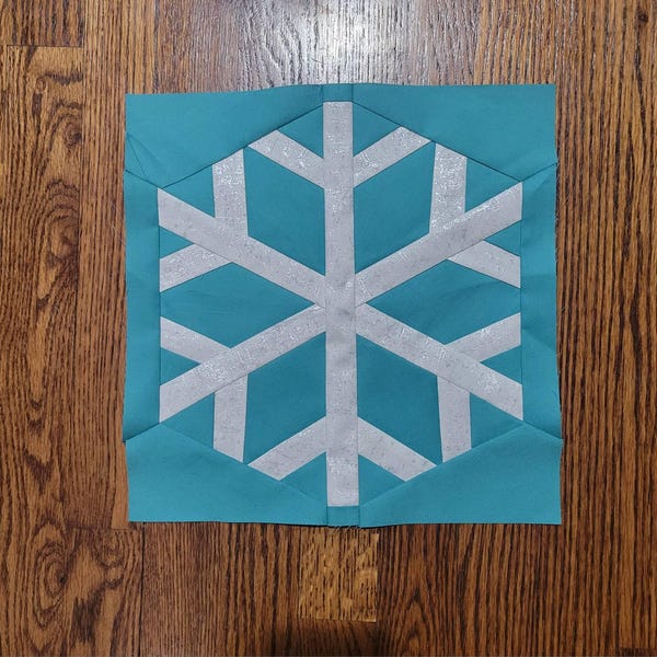 Snowflake Paper Pieced Pattern - Etsy