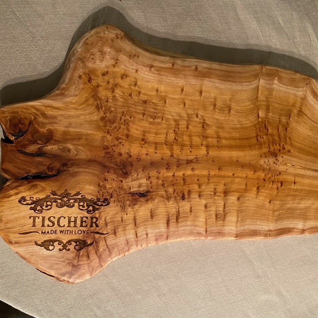 Personalized Cedar Wood Engraved & Monogrammed Cutting Board