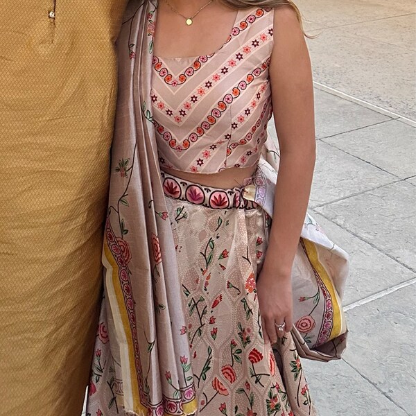 Girls Royal Blue Garara Indian Wear main image 1