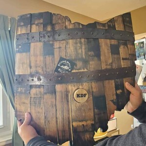 3\u2019 Mexico Bourbon Barrel wood cutout with rings