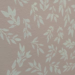 Bion Wall Art Stencil - Botanical Floral, Flower Style Decor-Floral Stencil for Walls instead of Floral Wallpaper-Large Flower Wall Stencil