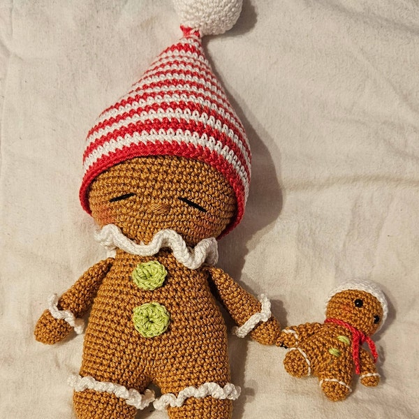 Häkelanleitung Lebkuchenmännchen Gregor Amigurumi PDF Datei crochet ...