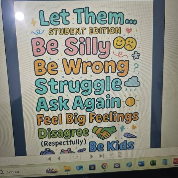 Let Them Theory Sticker – Emotional Intelligence Reminder for Teachers ...