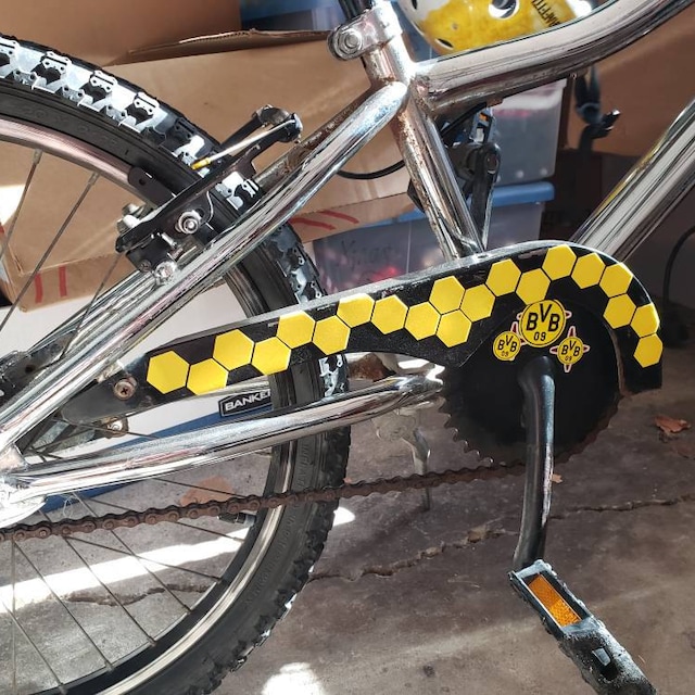 Reflective Bicycle Decals and Bike Helmet Stickers Honeycomb