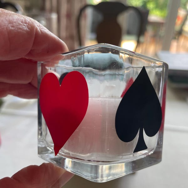 40 Vinyl Stickers, Playing Card Suits, Poker Casino Party Decals - Etsy