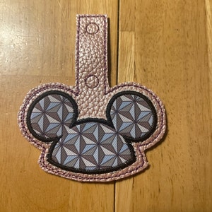 ITH In The Hoop Mickey Maus Ohren Applikation Snap Tab ...