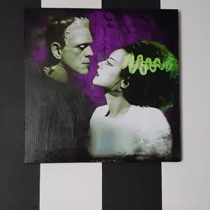 Bride of Frankenstein & Frankenstein Elsa Lanchester Boris Karloff