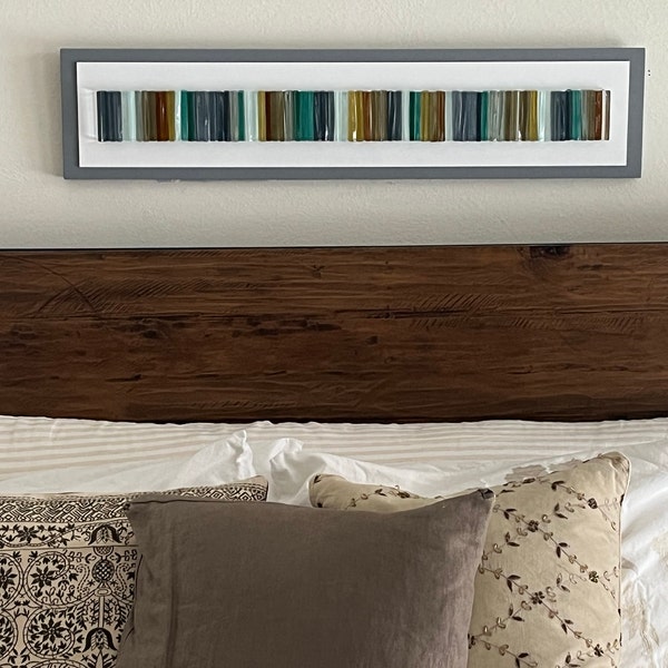 Modern Glass Art Glass Wall Art 3D Wall Art Wall Sculpture Fused Glass