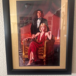 Scarface Canvas Portrait of Tony & Elvira ( 11