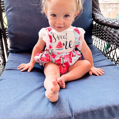 Sweet One Birthday Outfit, Sweet One Watermelon Birthday Romper ...