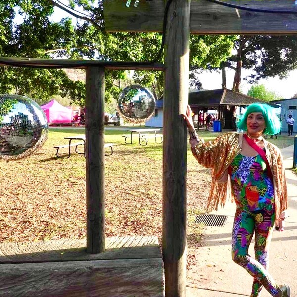 Flamingo Fiesta Catsuit UV Reactive, Recycled Lycra, Festival Outfit ...