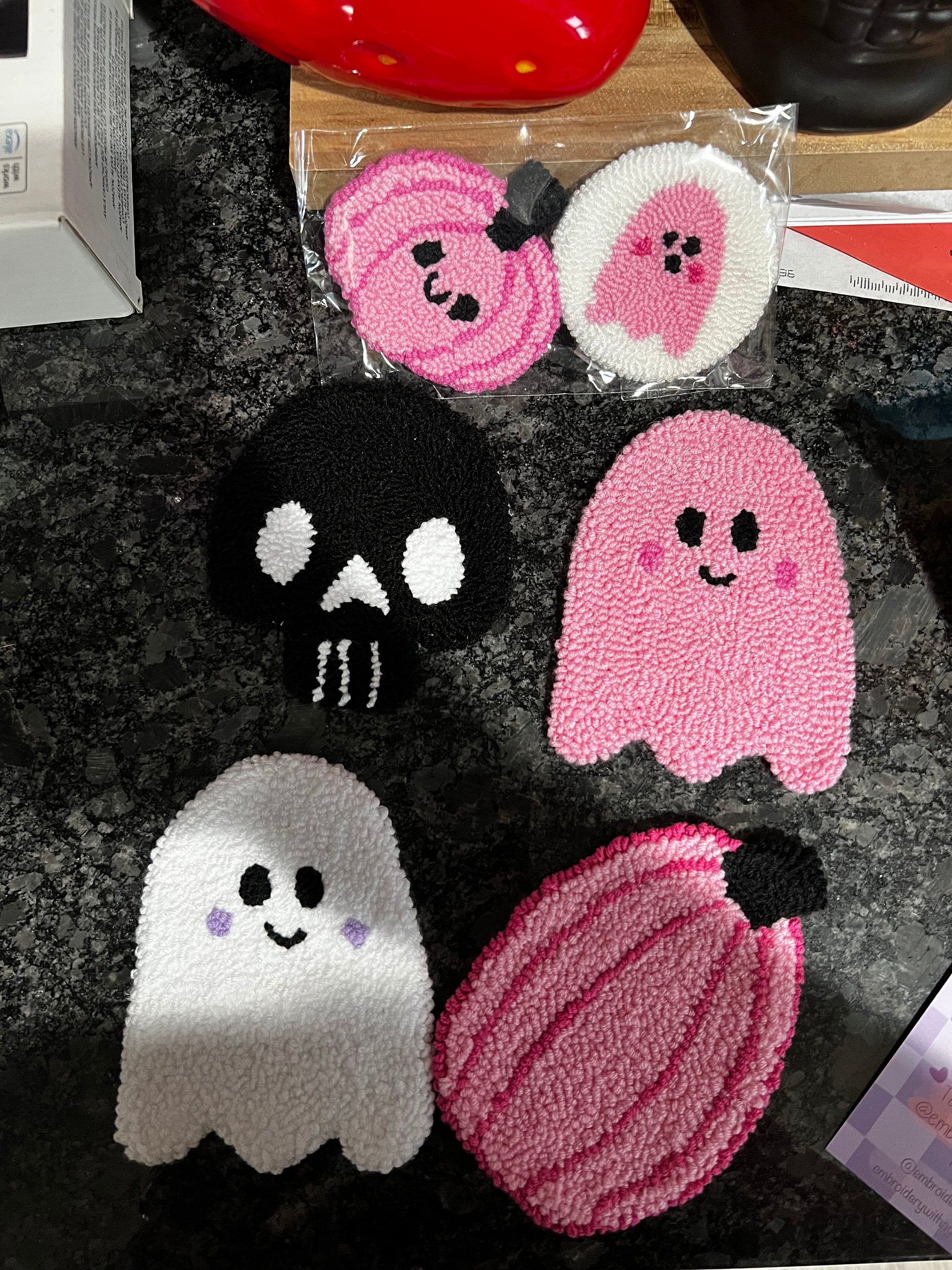 The coasters are perfect for my desk at work. They are so adorable and well m...