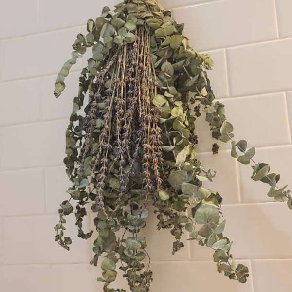 Eucalyptus + Lavender Shower Bunch| Eucalyptus Bouquet | Aromatherapy ...