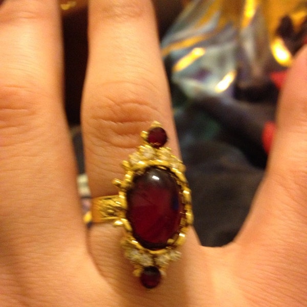 Crimson Veil Ring main image 1