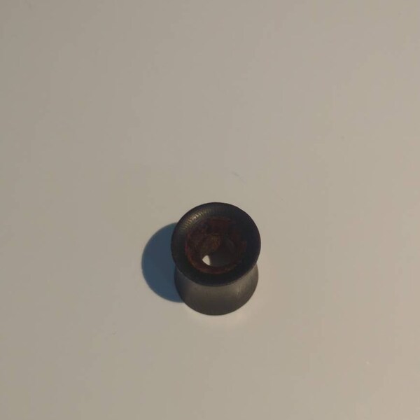 0 Gauge Earrings In Mm Pair Of Teak Wood 2-Tone Double Flared Flesh Tunnel Piercing Jewelry Stretcher Ear Plug Earring Lobe Wood Gauges - Foto 2