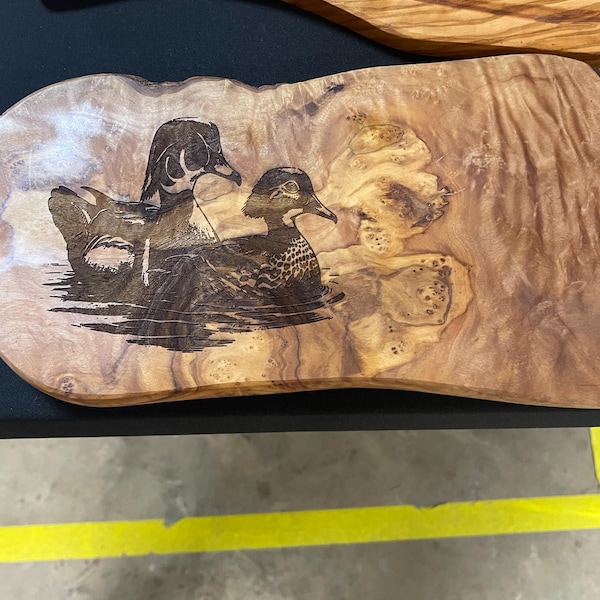 Wood Duck Pair Laser Engraving File | Rustic Wildlife SVG (digital ...