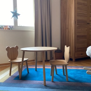 Kid table and chairs, sensory table with toddler chair, toddler table for weaning and playing