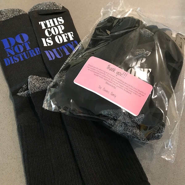 Cop Socks Police Officer Gift, Cop Gift, Gifts for Men, Do Not Disturb, This Cop ...