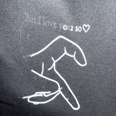But I Love You So, I Love You, Couple Sweatshirt, Hand Heart, Couple ...