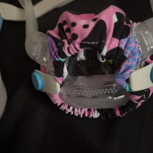 CPAP BIPAP Wrap Around Face Head Hair Protection From Straps Pain Cover ...