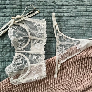 New Bridal Lingerie Set-lingerie for Bride-delicate Lingerie - Etsy UK