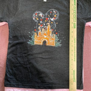 Disney Gingerbread Castle Shirt,disney Christmas Family Shirts,disney ...