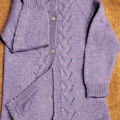 PATTERN Meander Cardigan Baby Toddler Child Knit Sweater PDF - Etsy